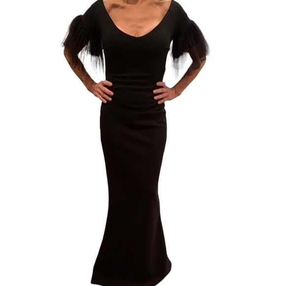 𝅺CHIARA Boni Evening Gown Exquisite Sz S - Picture 3 of 4